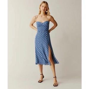 Reformation Juliette Dress Color: Lazuli size 6